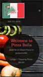 Mobile Screenshot of pizzabellajacksonville.com